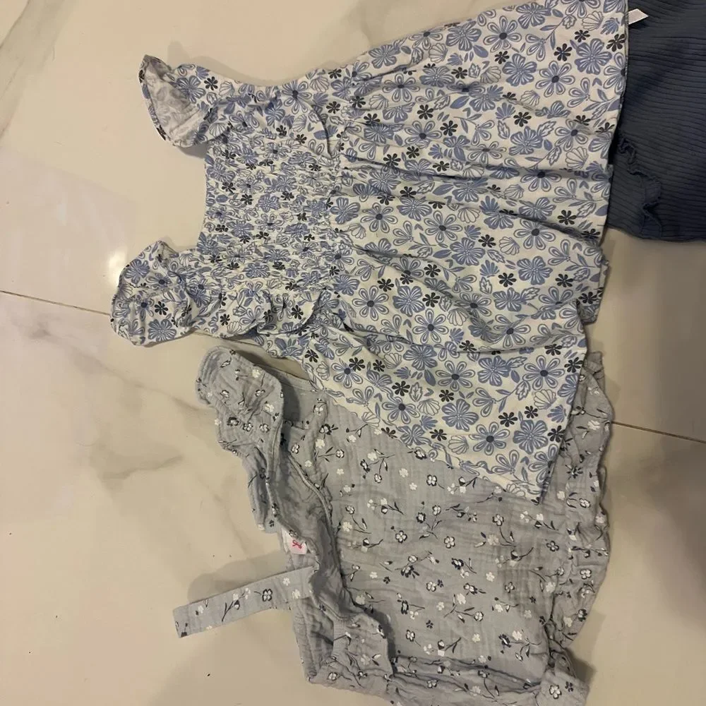 Floral and Striped Outfit Set for girls - Picture 2 of 6
